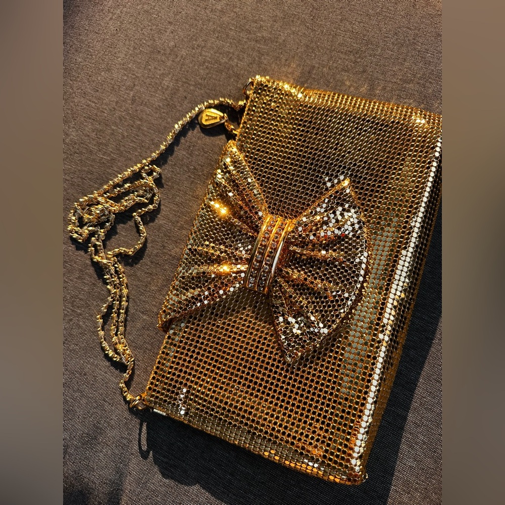 NEW Gold Mesh Fancy Luxury Evening Bag/purse/crossbody